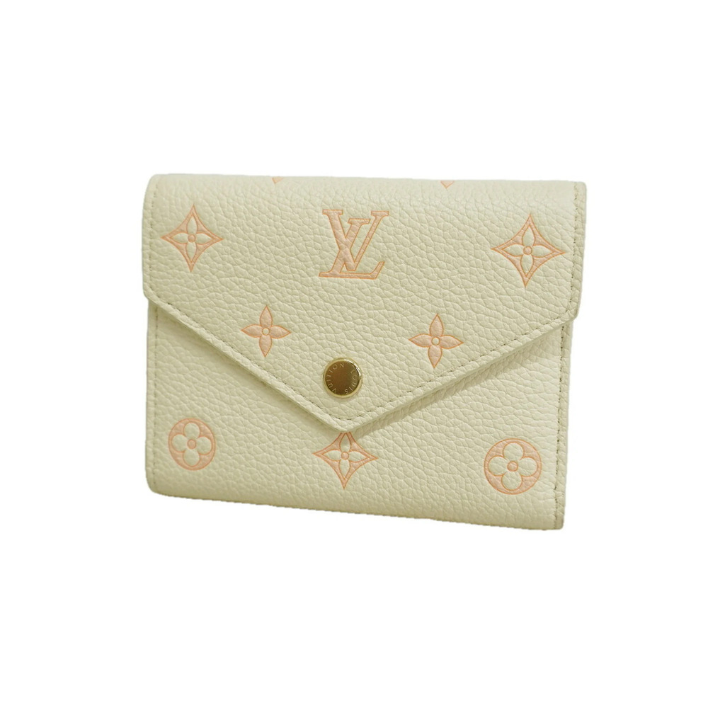 Louis Vuitton Tri-fold Wallet, Monogram Empreinte, Portefeuille Victorine, M2...